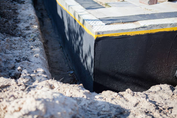 Residential Waterproofing installation at a Poy Sippi, WI home by SJ Waterproofing Pros